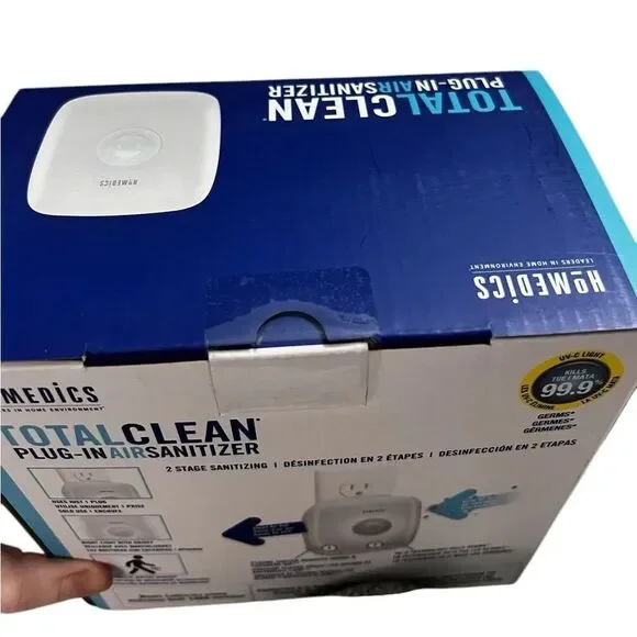 Homedics TotalClean Plug-In UV-C Air Sanitizer new in box - Picture 4 of 6